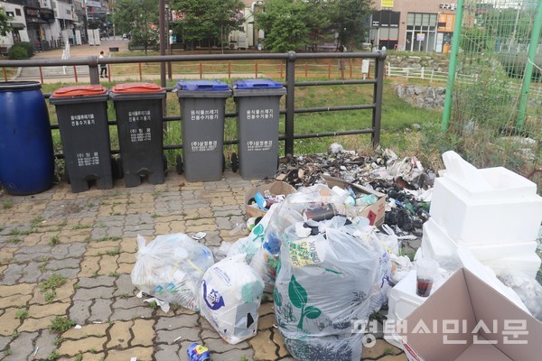 대형 식당, 다량배출사업장에서 발생되는 음식물쓰레기 전용수거통까지 공공장소에 비치