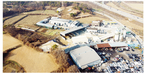 양교리와 토진리 인근에 위치한 또 다른 레미콘 공장. 