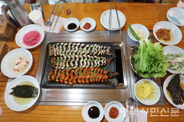 장어구이 한상차림