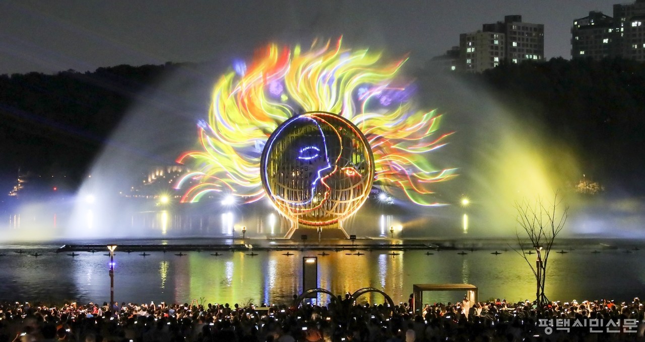 동탄호수공원 루나쇼(사진 화성시 제공)