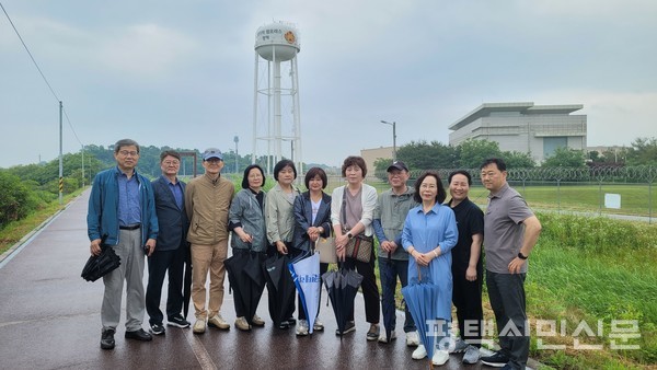 연수 둘째 날인 8일에는 주한미군기지인 캠프 험프리스 탐방이 이뤄졌다. 