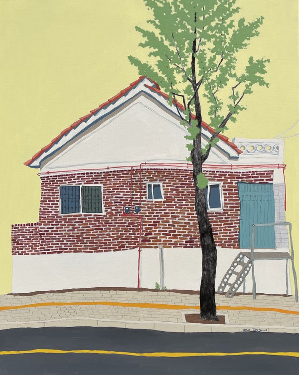 엄태순 작 4월 그집, 2021