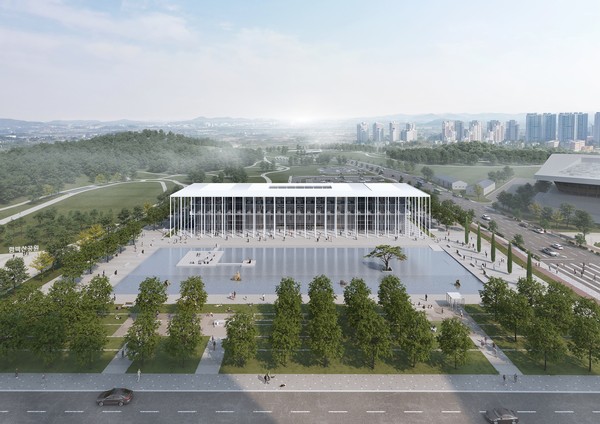 평택 중앙도서관 조감도