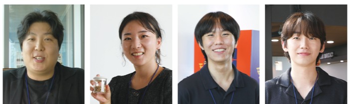 왼쪽부터 박명현 청춘력발전소대표, 유보람 메리무드대표, 윤영준 머시소프트웨어대표, 이규환 톨스톨스대표