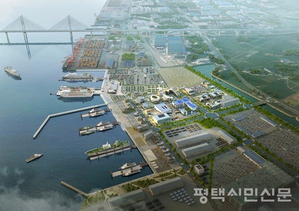 평택·당진항 2-3단계 1종 항만배후단지 조감도