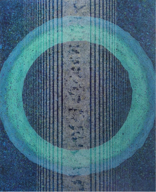 심연 위로 내리는 빛, 2025, 112.1x145.5cm