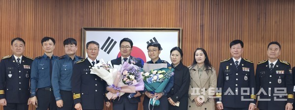 최태진 평택경찰서 생활안전협의회장 (가운데)